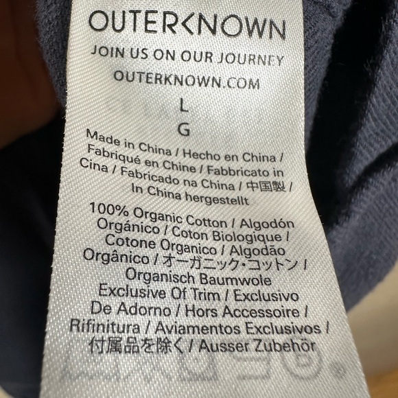 Outerknown Blue Casual Button Down Shirt Soft Fabric - Picture 4 of 6